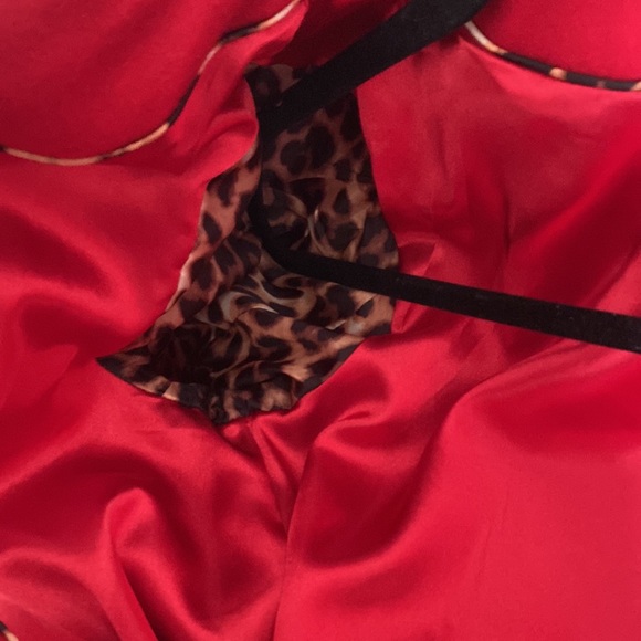 INC International Concepts Red Wool Coat XS Collar details +gold buttons pockets - Picture 15 of 16